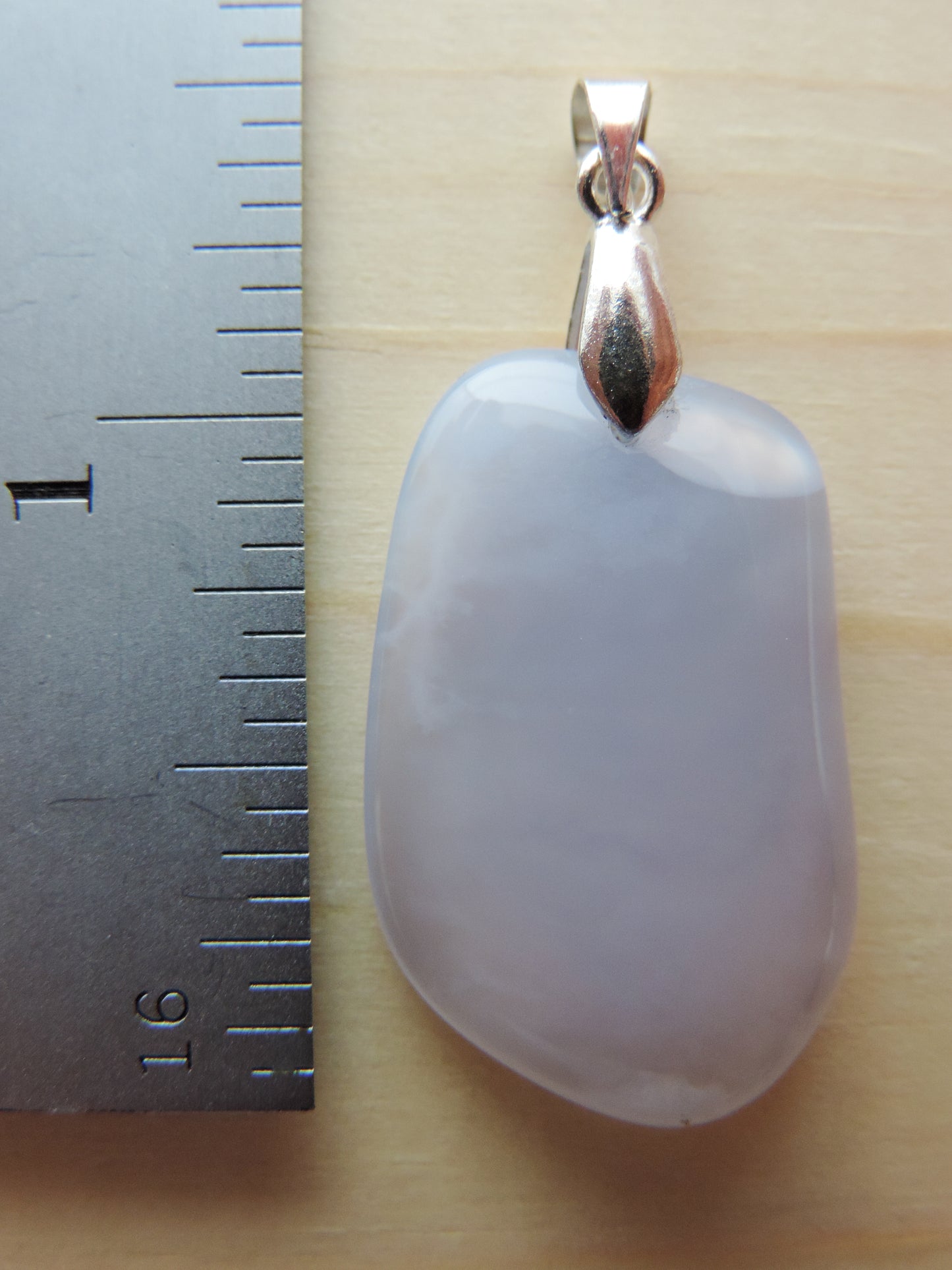 This rare stone is found in only a few locations in Montana, our material is hand collected on private property in the mountains and carried out in backpacks...each piece worth its weight in every step!  The translucent blue agate and its color variations have an alluring effect, many people find the blue agate a relaxing, calming and peaceful stone to wear.  Original and unique in design, each piece is hand crafted by lapidary artists in Montana.