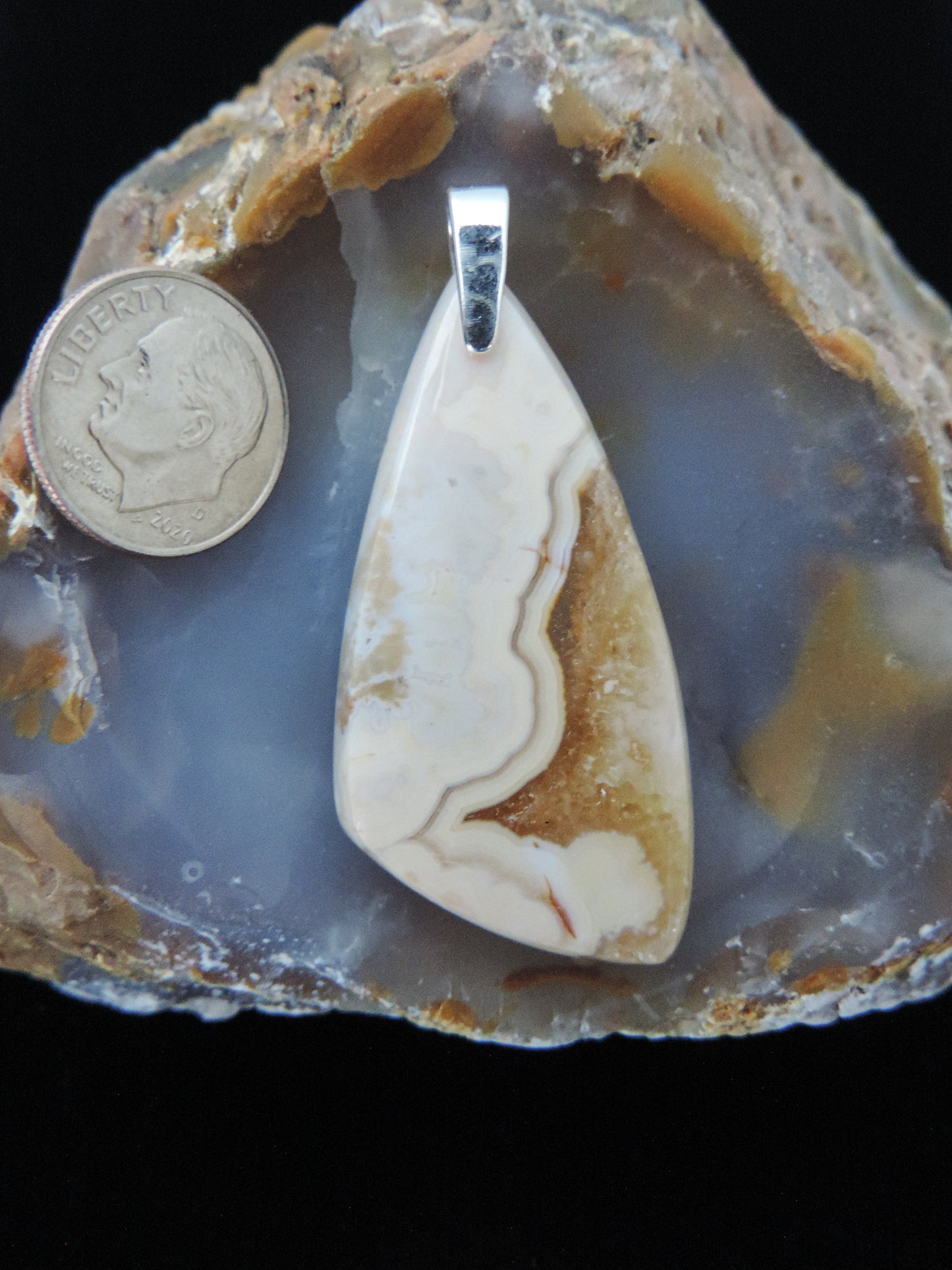 All hand crafted jewelry pendant will be shipped to you in a classic white cotton filled box inside a bubble mailer.
