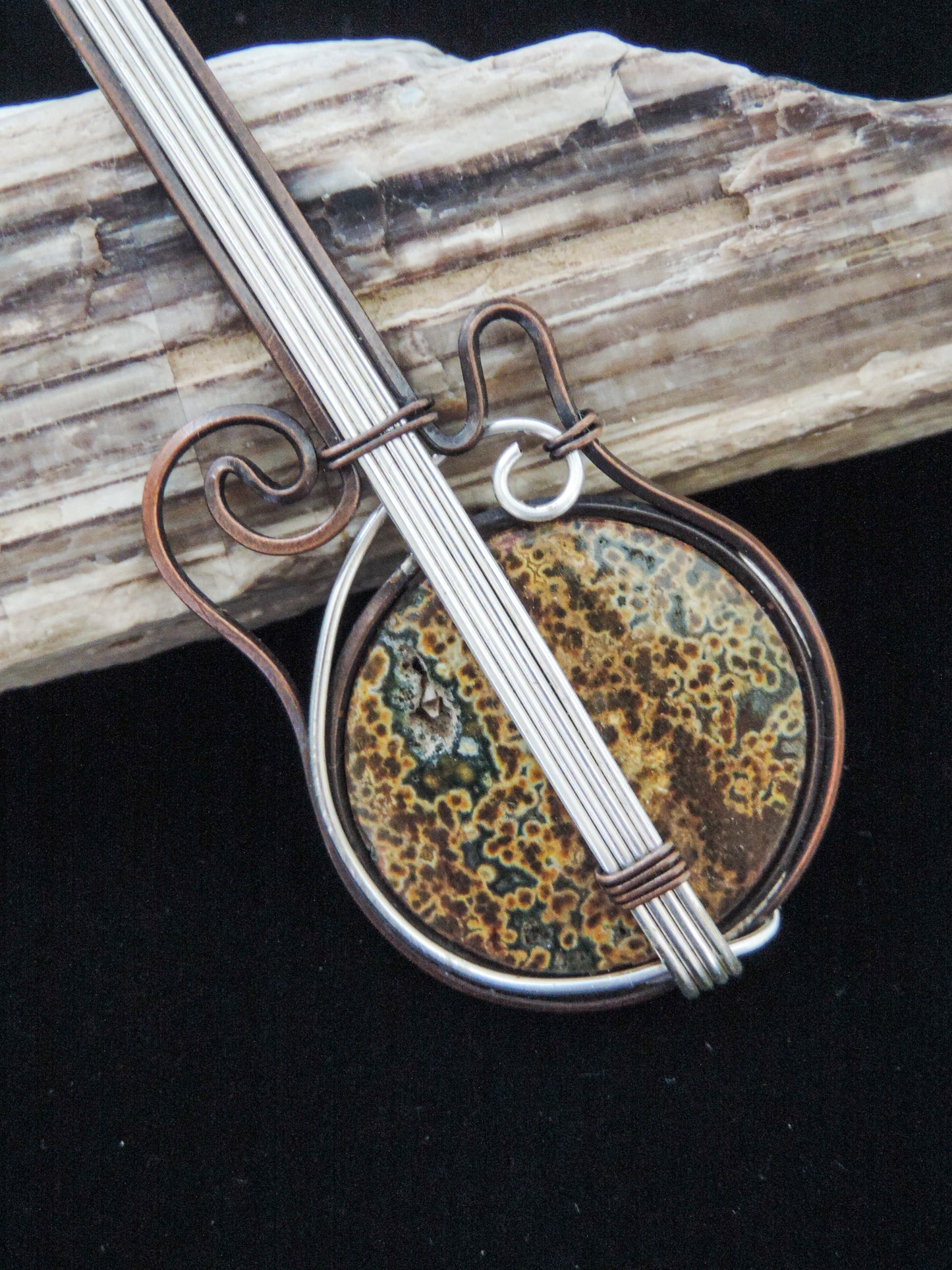 One of a kind guitar pendant that will be the envy of all your friends!