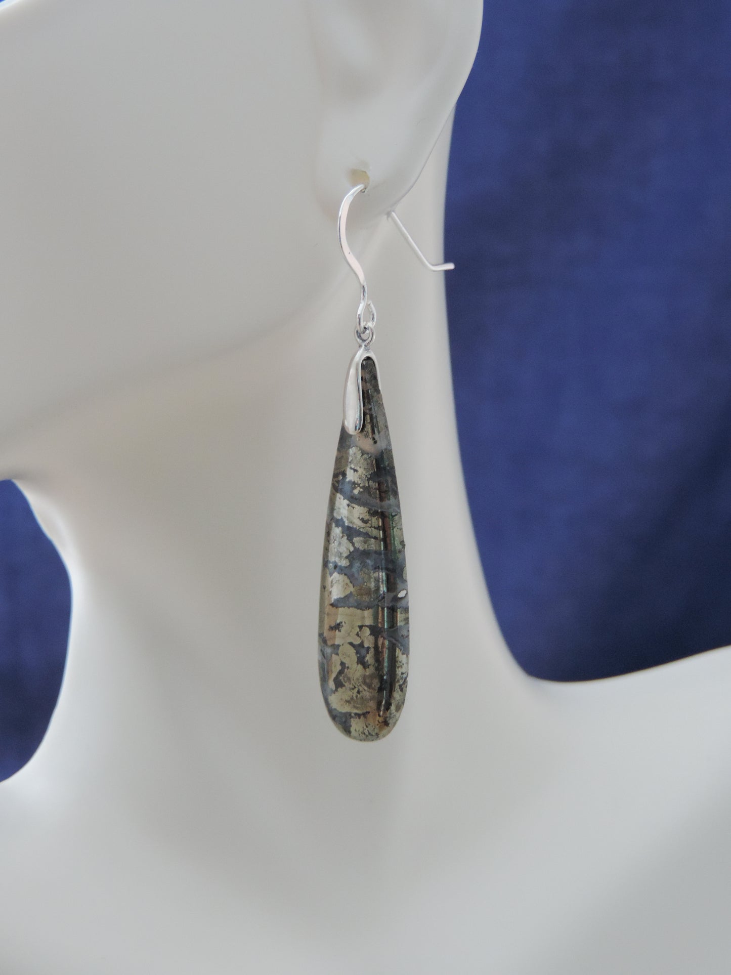 Marcasite Earrings with Sterling Silver wire are ready to dazzle your admirers, just like Queen Cleopatra!!Marcasite has been a valued by many civilizations throughout history. The word marcasite is a derivative of the Arabic word “markashatsa,” or “fire stone.” This term isn’t in reference to its metallic shine. Marcasite can actually spark when struck with iron or flint. The ancient Incans, Greeks and Egyptians all valued marcasite, even Cleopatra adorned herself in marcasite gemstones.