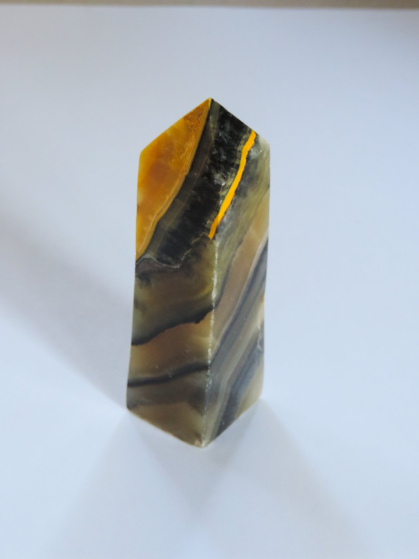 Bumblebee Jasper Tower, alter stone, semi-precious gemstones, Christmas, decorations, center piece, gift, vitality, wedding, ceremonies, diy, crystals, antlers,