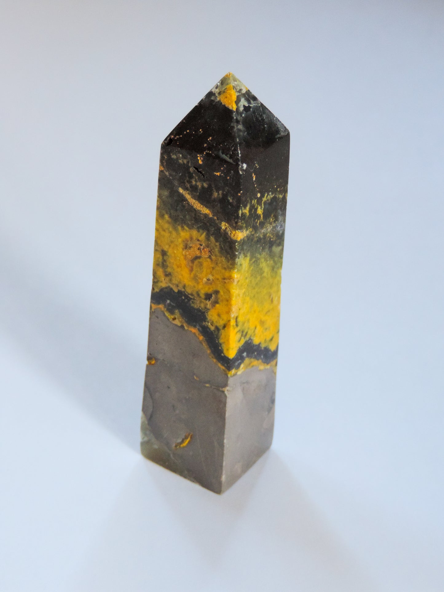Bumblebee Jasper Tower, semi-precious gemstones, alter stone, celebrate, Christmas, decorations, center piece, party, spiritual, decorations, alter,