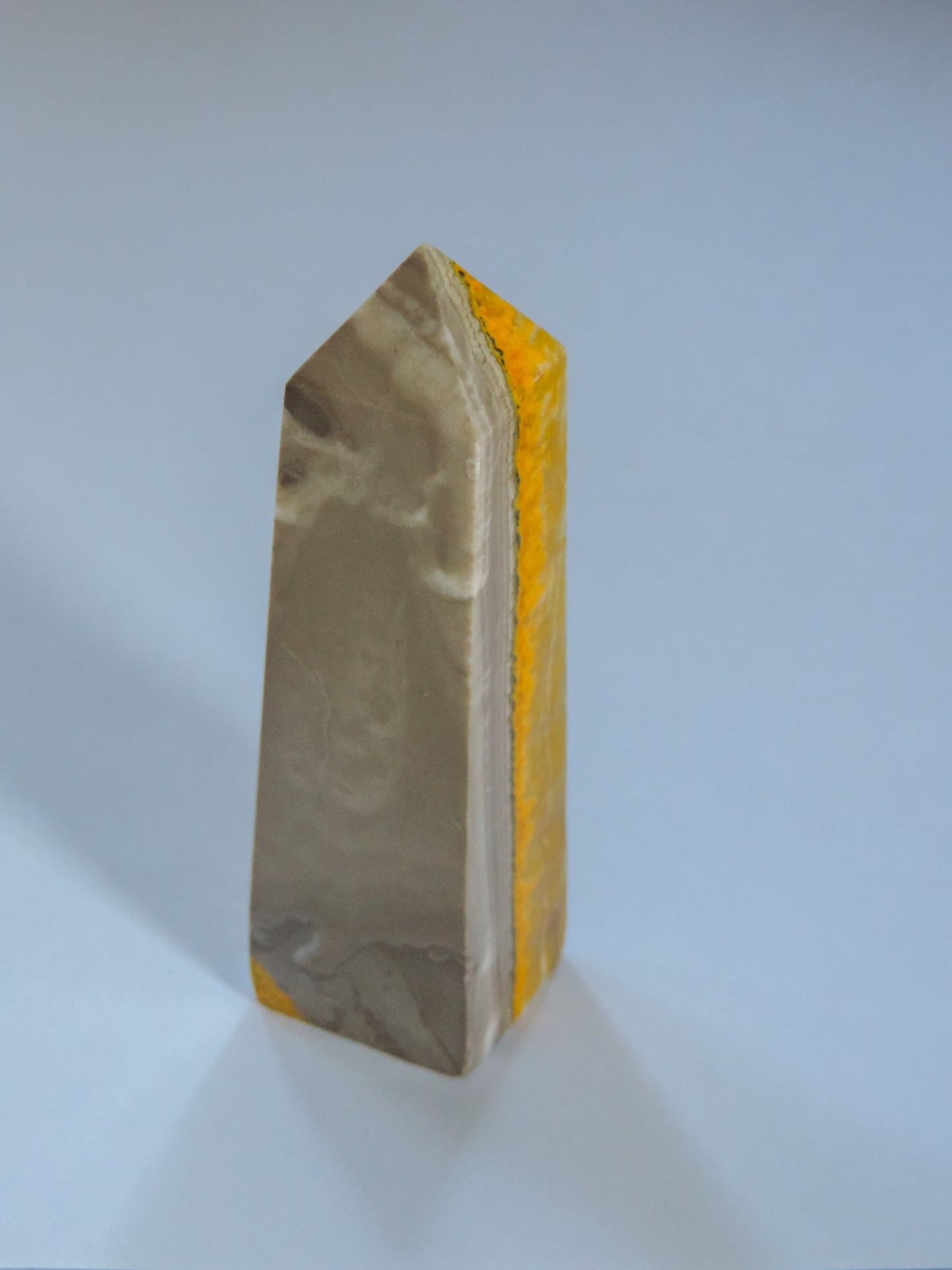 Bumblebee Jasper Tower, Christmas, decorations, ceremony, wedding, alter stone, spirituality, gift, vitality, semi-precious gemstones, specimens, rock collection, vitality