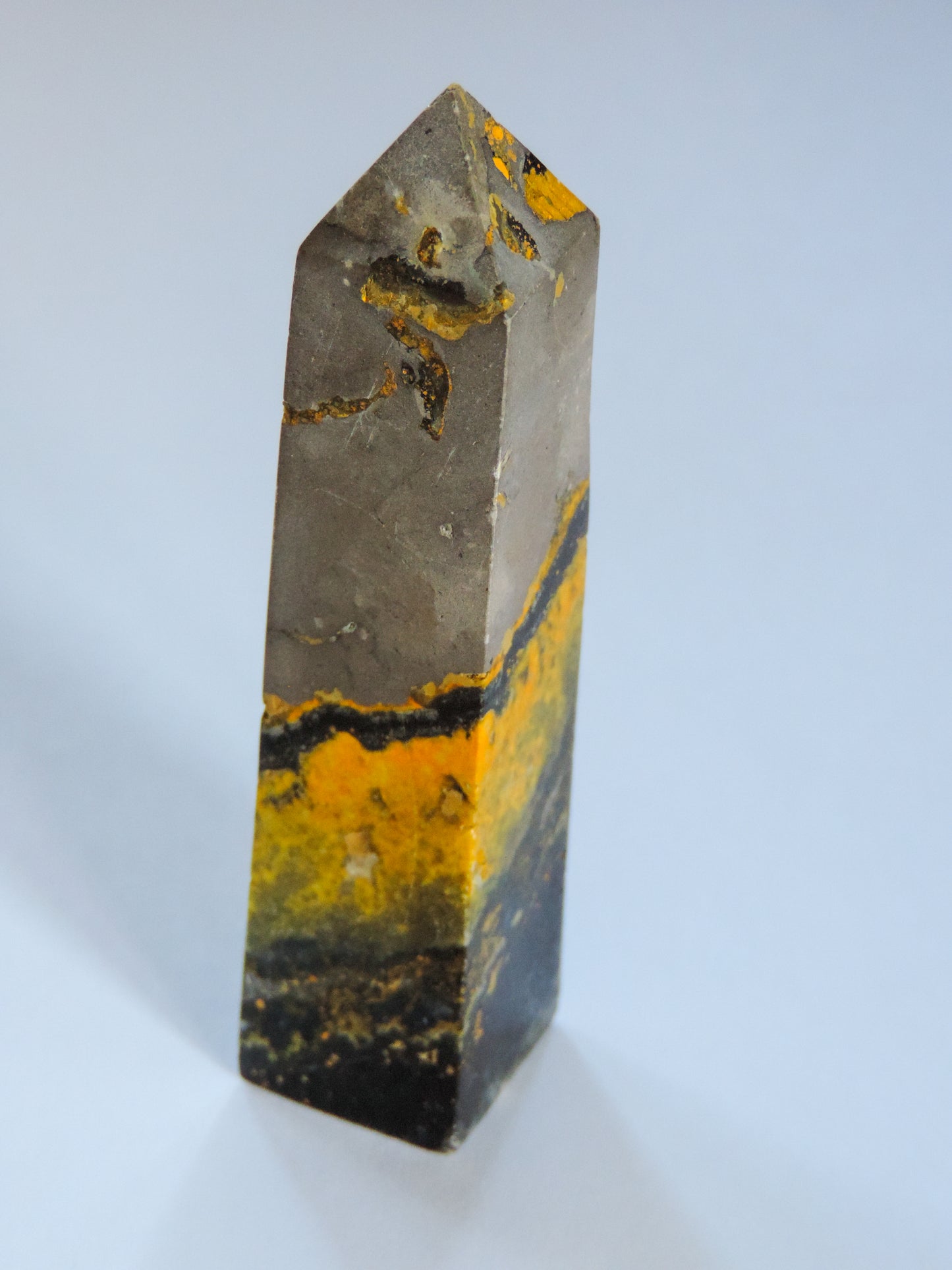 Bumblebee Jasper Tower,  alter stone, Christmas, decorations, center piece, semi-precious gemstones, diy, Christmas, spirituality, wedding, crystals, antlers,