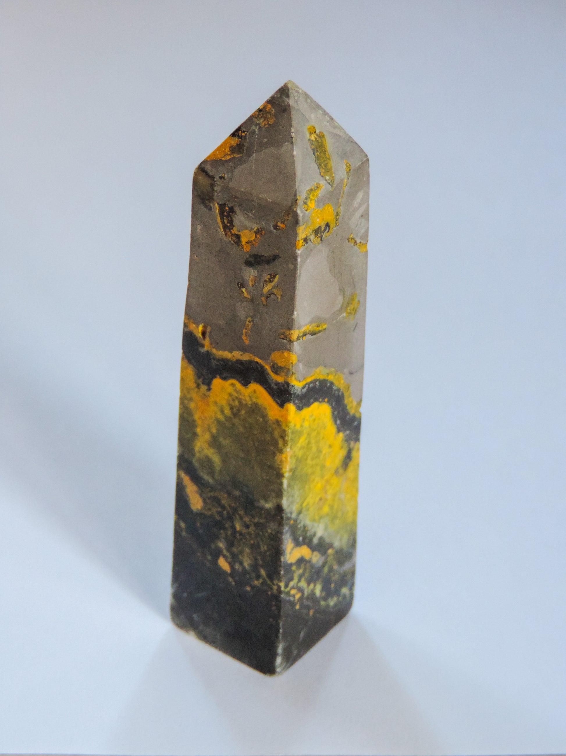 Bumblebee Jasper Tower, alter stone, Christmas, decorations, center piece, semi-precious gemstones, alter stone, energy, vitality