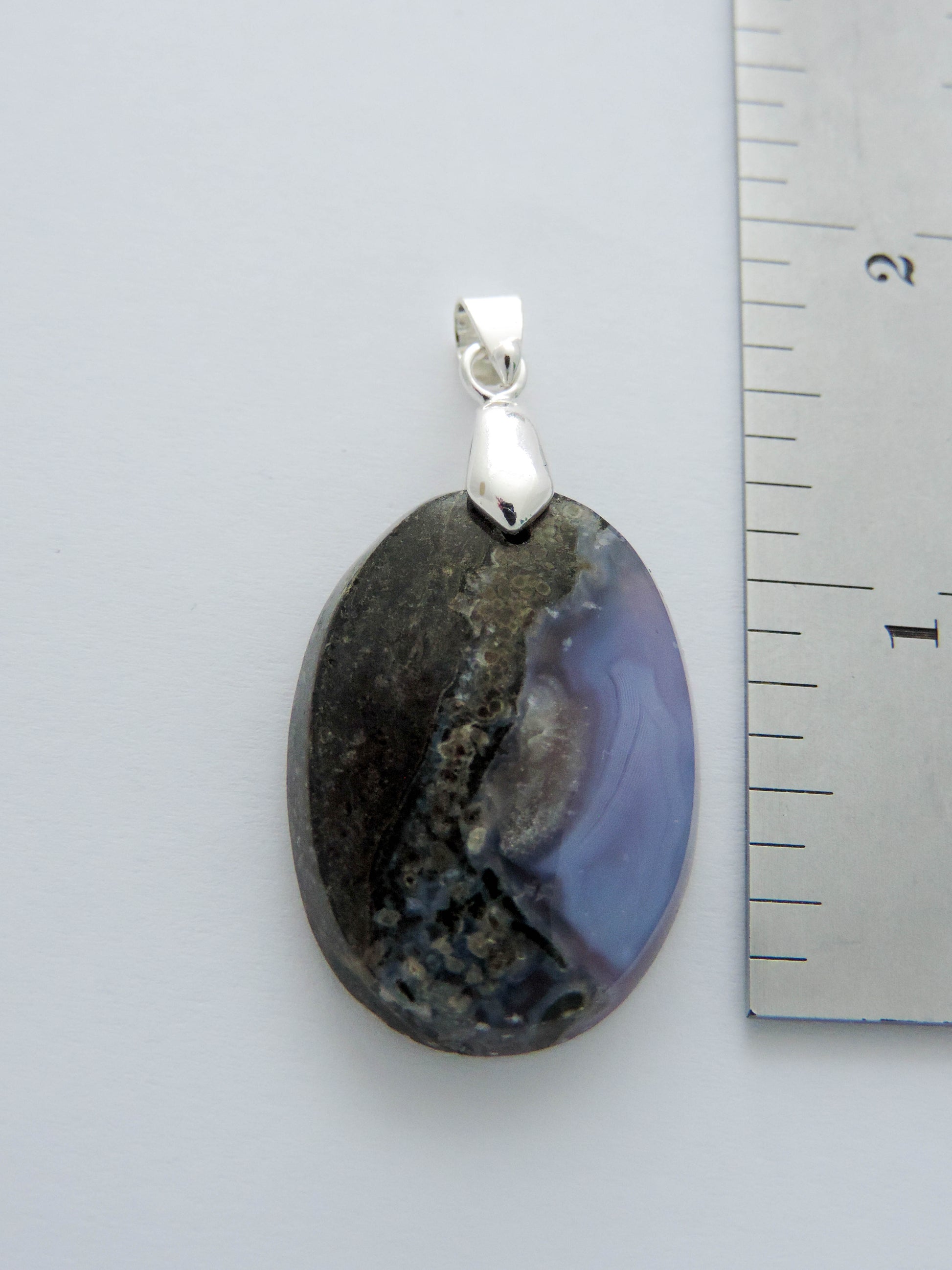 Purple Moss Agate Pendant, beautiful and makes a great gift for everyone on your Christmas list.