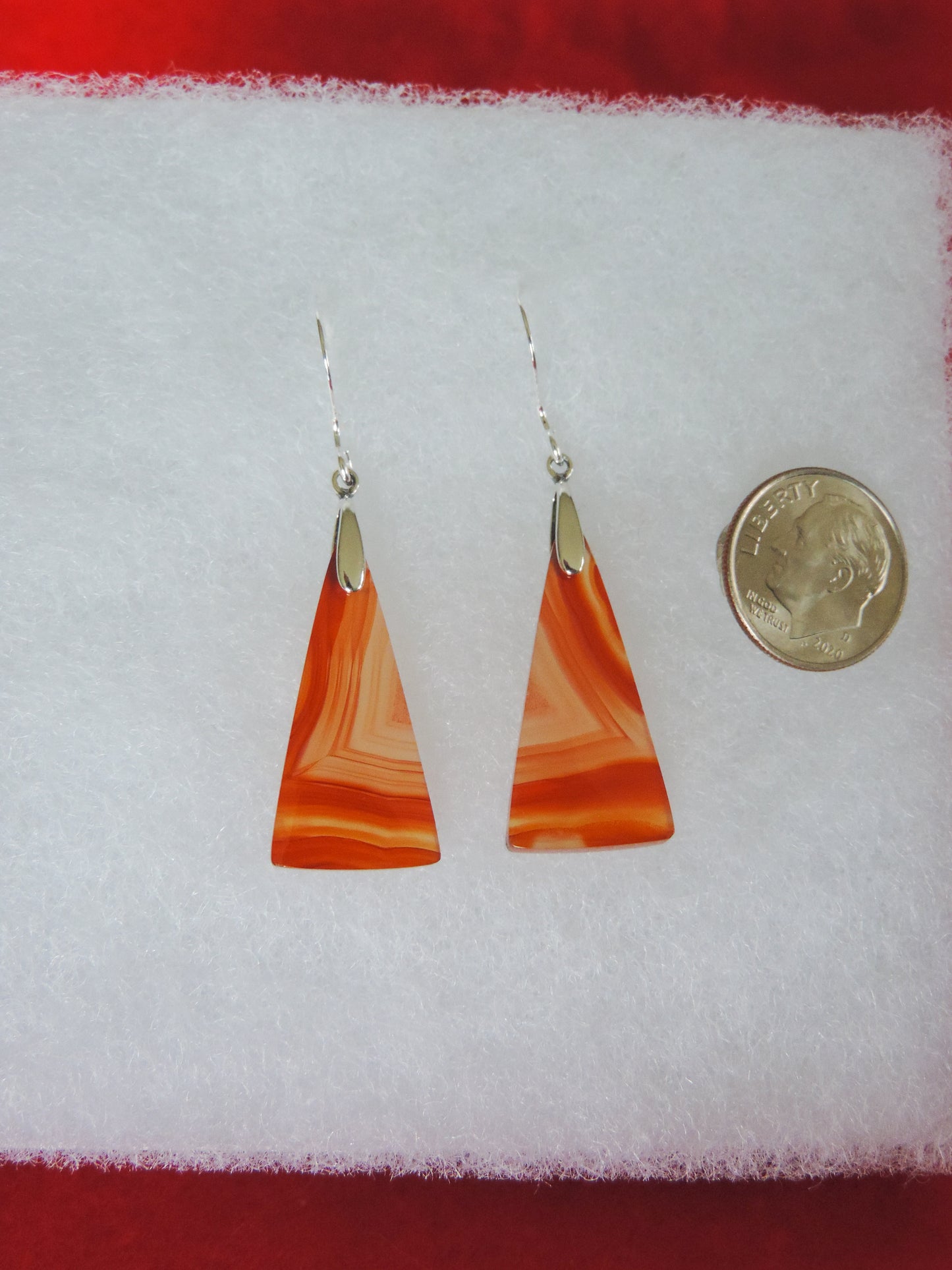 All hand crafted jewelry earrings will be shipped to you in a classic white cotton filled box inside a bubble mailer. Your beautiful piece will be shipped the same day in most cases, or the next day at the latest, Monday through Friday. Orders will be shipped first class USPS, which normally takes 2-3 days in the U.S. Options are available for express shipping.