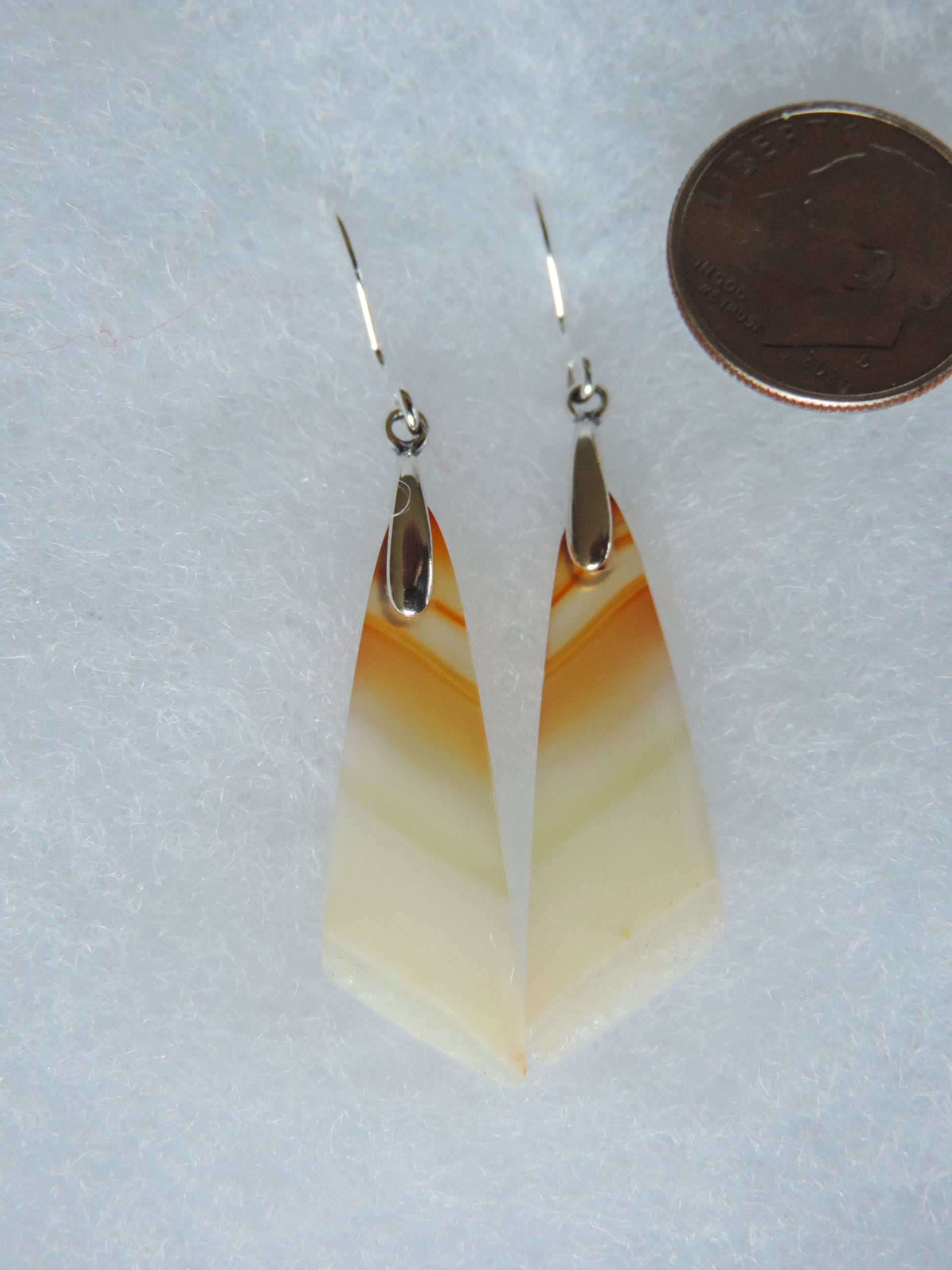 Find your perfect Indonesian Carnelian Agate Earrings on our store!  The bail and earring wire are authentic 925 sterling silver.