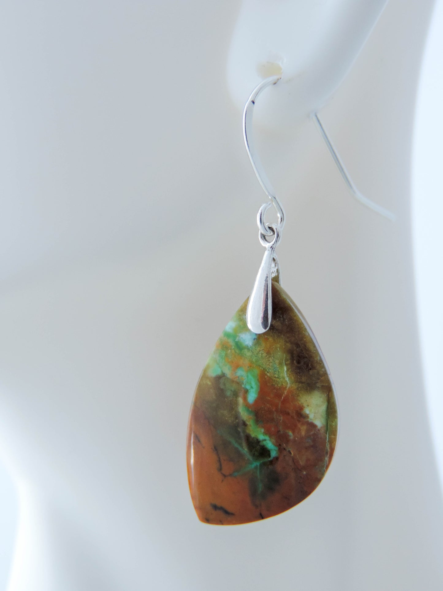 All hand crafted jewelry earrings will be shipped to you in a classic white cotton filled box. Your beautiful piece will be shipped the same day in most cases, or the next day at the latest, Monday through Frida