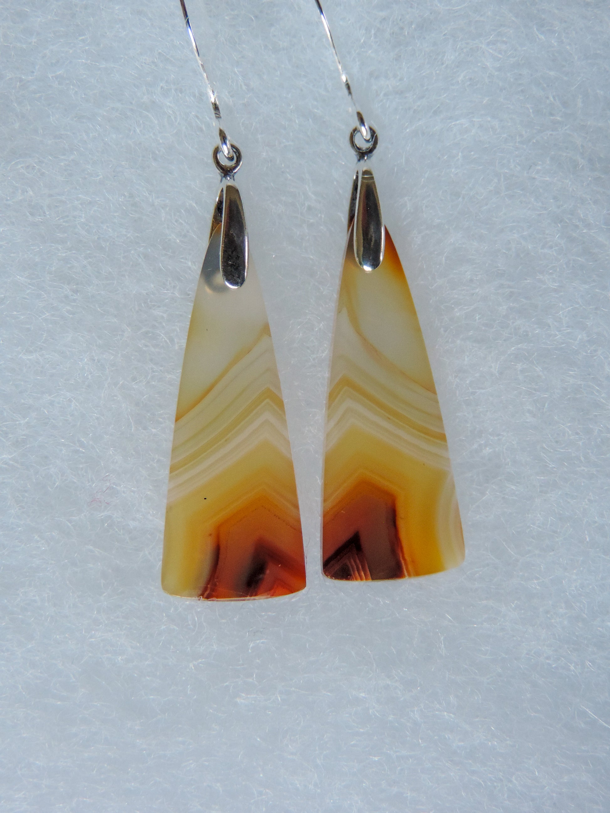 Find your perfect Indonesian Carnelian Agate Earrings on our store!  The bail and earring wire are authentic 925 sterling silver.