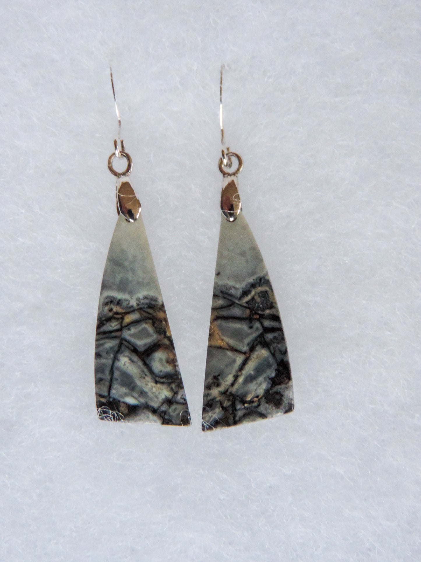 Exquisite in appearance, these Maligano Jasper & Sterling Silver Earrings will compliment your formal or casual attire.