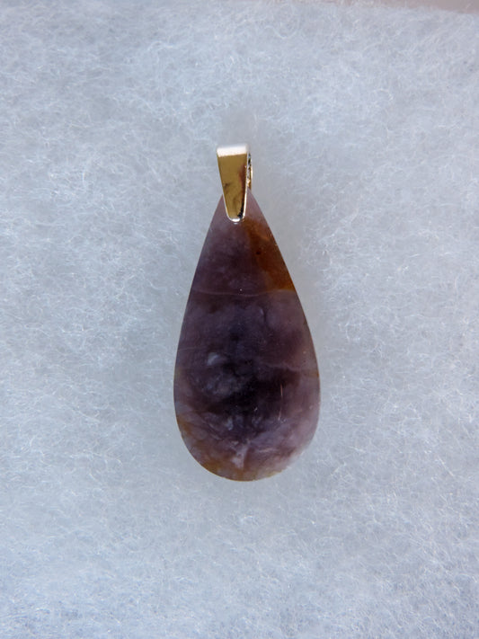 Moss Agate Pendant.  Indonesian Agates exhibit a wide variety of colors and amazing complexity.  No two agates are exactly alike, each one being a unique and beautiful creation!