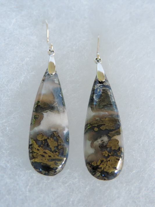 Marcasite Earrings & Sterling Silver.  Marcasite Earrings.  Marcasite has been a valued by many civilizations throughout history.  The word marcasite is a derivative of the Arabic word “markashatsa,” or “fire stone.”