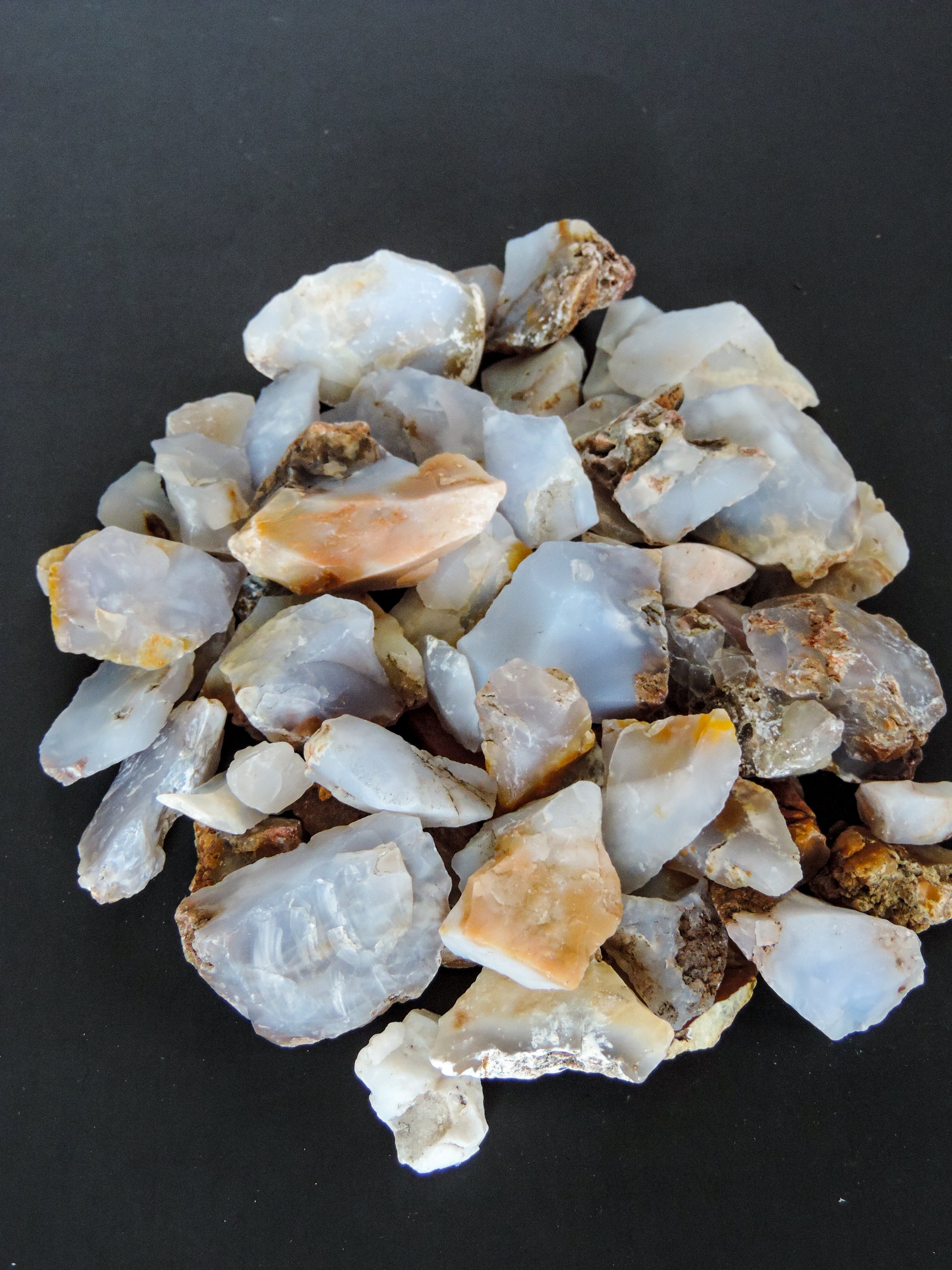 Madison Blue Agate bundle.   Known as the Treasure State, Montana’s landscape is an abundant resource for precious and semi-precious stones.