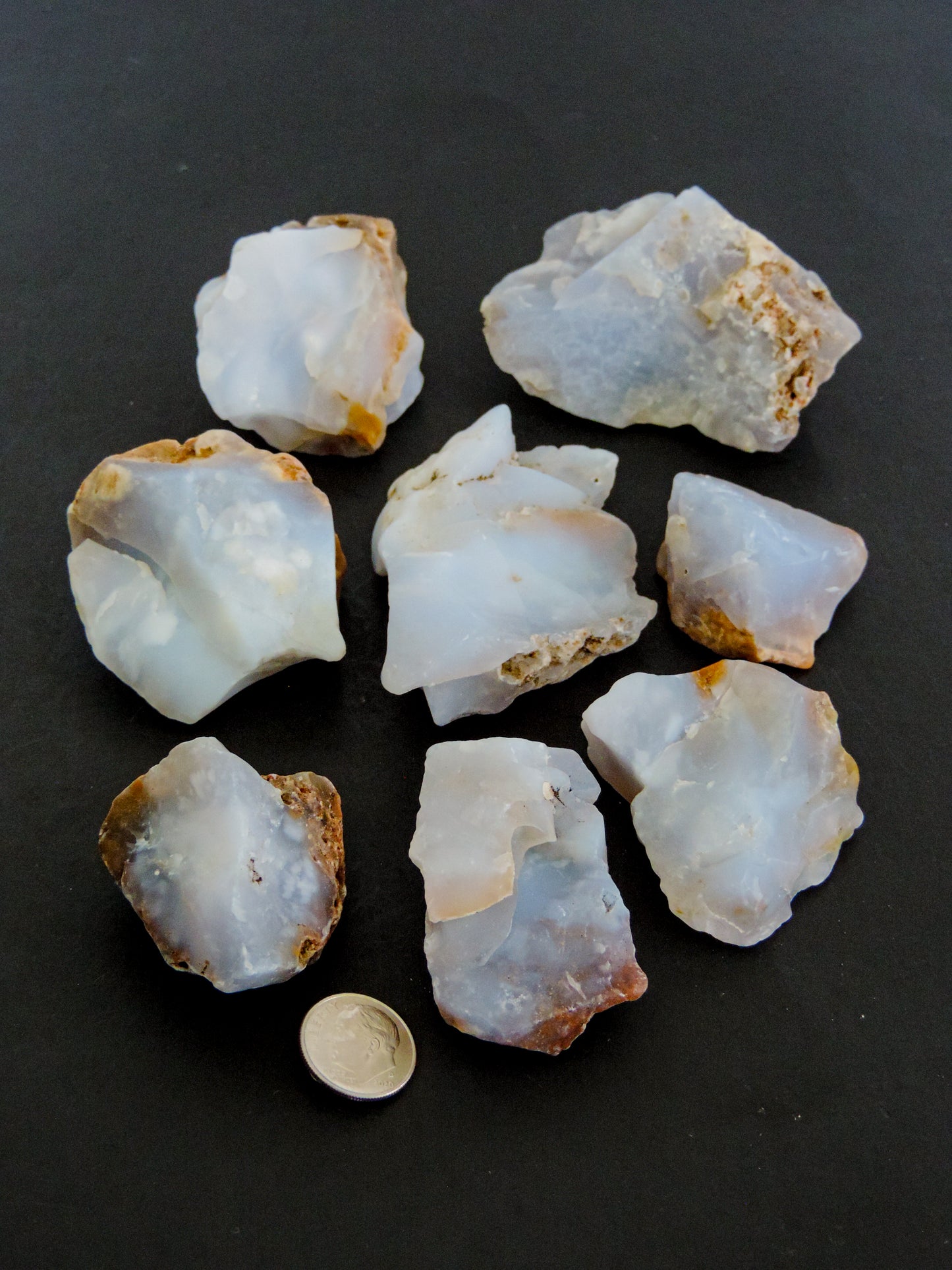 Considered a nurturing stone, Madison Blue Agate is known to absorb negative energy and dissipate it before it can be passed on, an awesome edge to have around the house and office when dealing with daily challenges. A perfect balance of energy, calming and boosting properties just for you and your environment! Bundle Weight: 1 lb