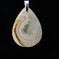 Brown Lace Agate pendant from West Sumatra.
