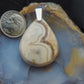 Find your perfect Indonesian Agate on our store!  The pendant bail is authentic 925 sterling silver. 