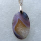 Purple Moss Agate Pendant  Purple Moss Agate Pendant gemstones hold significant and powerful spiritual qualities.  Purple has been associated with wealth, passion, ambition, magic, awareness, mystery, tranquility, inspiration, understanding, calmness and wisdom to name a few. 