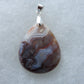 Moss Agate Pendant.  Indonesian Agates exhibit a wide variety of colors and amazing complexity.  No two agates are exactly alike, each one being a unique and beautiful creation!  