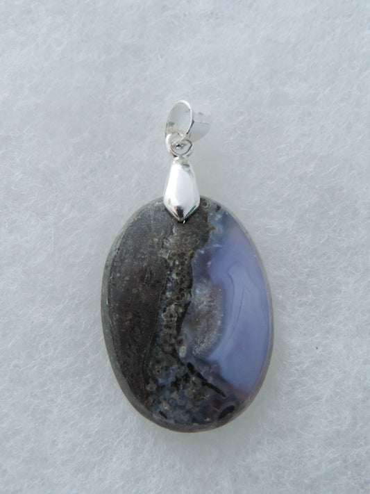 Purple Moss Agate Pendant 