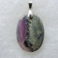 Our hand crafted jewelry is photographed next to a ruler for size.  This stone is a natural color, no dyes or heat treatment have been used. Purple gemstones hold significant and powerful spiritual qualities.  Purple has been associated with wealth, passion, ambition, magic, awareness, mystery, tranquility, inspiration, understanding, calmness and wisdom to name a few.  Purple Moss Agate from Java, Indonesia