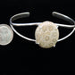 The bracelet metal is authentic 925 sterling silver.  Feel treasured when you wear this stunning bracelet!