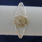 The bracelet metal is authentic 925 sterling silver.  Feel treasured when you wear this stunning bracelet!