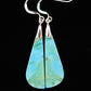 Indonesian Blue Sea Sediment Jasper & Sterling Silver Earrings 