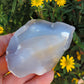 Agate Specimens, Blue Agate Specimens, Madison Blue Agate, Blue Agate, Blue Chalcedony, Rock Specimens, Lapidary Stones, Lapidary Material, Alter Stones, Stones for Decorating, Decorative Stones, Semi-precious Stones, Semi-precious Gemstones, Rock Collector Specimens, Natural Stones, Grounding Stones, Transformational Stones, Calming Stones, Centering Stones, Rare Stone  
