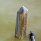 Bumblebee Jasper Tower, semi-precious gemstones,  alter stone, up lifting fun energy, ceremonies, decorating,  spiritual,  