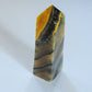 Bumblebee Jasper Tower, alter stone, semi-precious gemstones, ceremonies, Christmas, decorations, center piece, gift,  vitality, diy, ritual, 