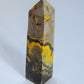 Bumblebee Jasper Tower, alter stone, Christmas, decorations, center piece, semi-precious gemstones, alter stone, energy, vitality 