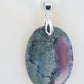 Our hand crafted jewelry is photographed next to a ruler for size.  This stone is a natural color, no dyes or heat treatment have been used. Purple gemstones hold significant and powerful spiritual qualities.  Purple has been associated with wealth, passion, ambition, magic, awareness, mystery, tranquility, inspiration, understanding, calmness and wisdom to name a few.  Purple Moss Agate from Java, Indonesia