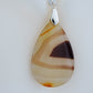 Timor Agate pendant from Sumatra.  Indonesian Agates exhibit a wide variety of colors and amazing complexity.  No two agates are exactly alike, each one being a unique and beautiful creation! 