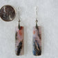 Purple Moss Agate & Sterling Silver Earrings.  Purple gemstones hold significant and powerful spiritual qualities.  Purple has been associated with wealth, passion, ambition, magic, awareness, mystery, tranquility, inspiration, understanding, calmness and wisdom to name a few. 