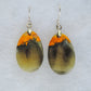 Bumblebee Jasper & Sterling Silver Earrings
