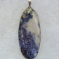 Moss Agate Pendant.  Indonesian Agates exhibit a wide variety of colors and amazing complexity.  No two agates are exactly alike, each one being a unique and beautiful creation!  