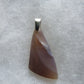 Wear a Purple Agate & Sterling Silver Pendant today and feel the difference!!  The pendant bail is authentic 925 sterling silver. 