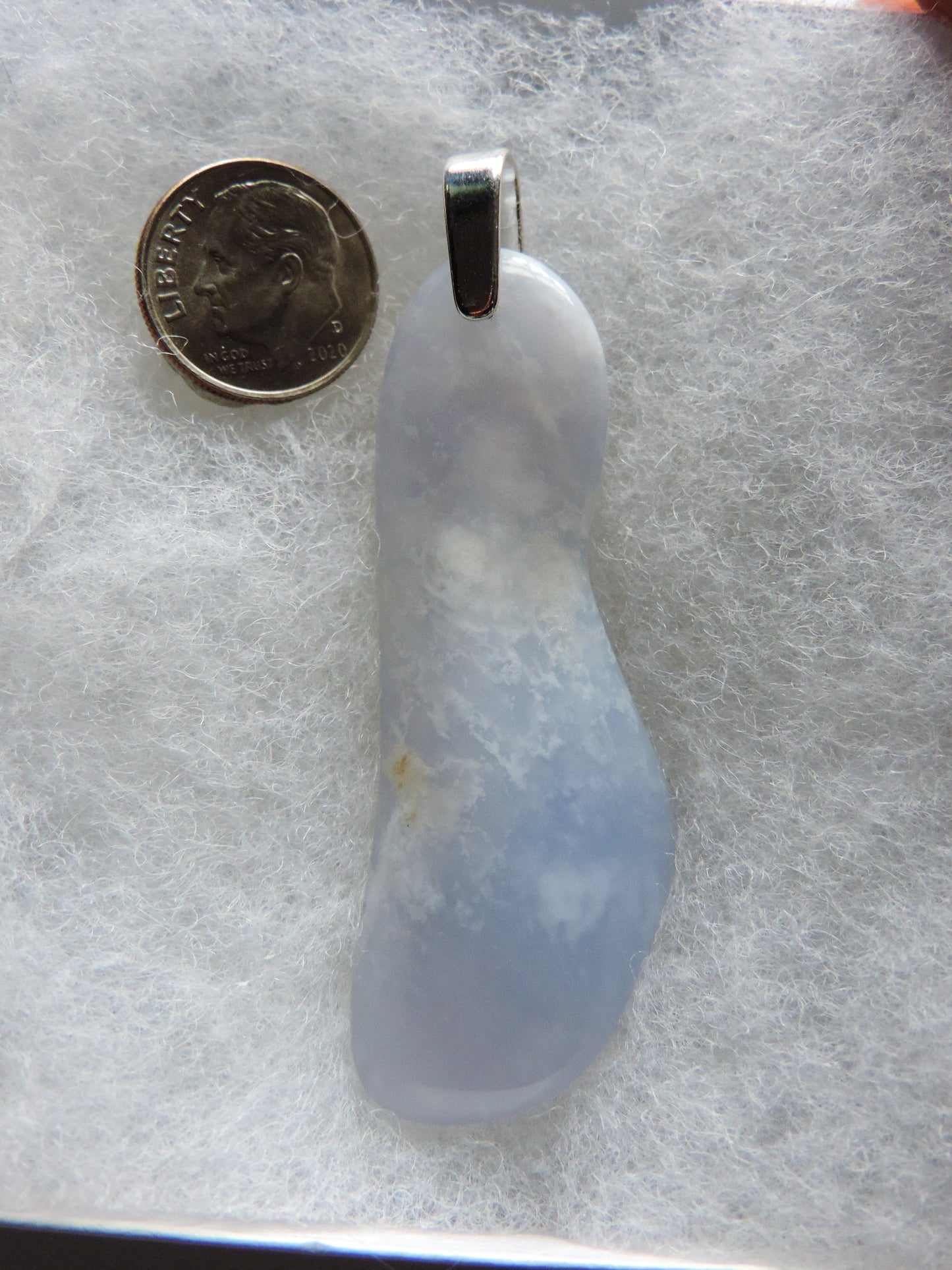 Agate Pendants, Madison Blue Agate Pendant, Women’s Apparel, Women’s Fine Jewelry, Jewelry for Christmas, Jewelry, Girls Jewelry, Gemstone Jewelry, Pendants, Agate, Unique Semi-precious Gemstone, Spiritual Stone, Semi-precious Gemstone, Rare Stone, One of a Kind Gift, Chalcedony, Blue Chalcedony, Blue Agate, Blue Agate Pendant