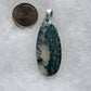 Find your perfect Indonesian Green Moss Agate & Sterling Silver Pendant on our store!  The pendant bail is authentic 925 sterling silver. 