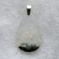 Green Moss Agate & Sterling Silver Pendant.  Green Moss Agate from West Java.