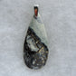 Exquisite in appearance, this Maligano Jasper & Sterling Silver Pendant will compliment your formal or casual attire.   The pendant bail is authentic 925 sterling silver. 
