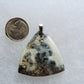 Exquisite in appearance, this Maligano Jasper & Sterling Silver Pendant will compliment your formal or casual attire.   The pendant bail is authentic 925 sterling silver.