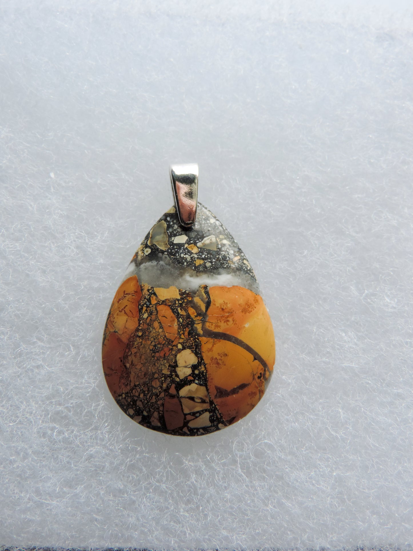 Maligano Jasper & Sterling Silver Pendant