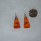 Find your perfect Indonesian Carnelian Agate Agate Earrings on our store!  The bail and earring wire are authentic 925 sterling silver.