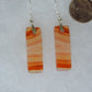 Find your perfect beautiful Indonesian Carnelian Agate Earrings on our store!  The bail and earring wire are authentic 925 sterling silver 
