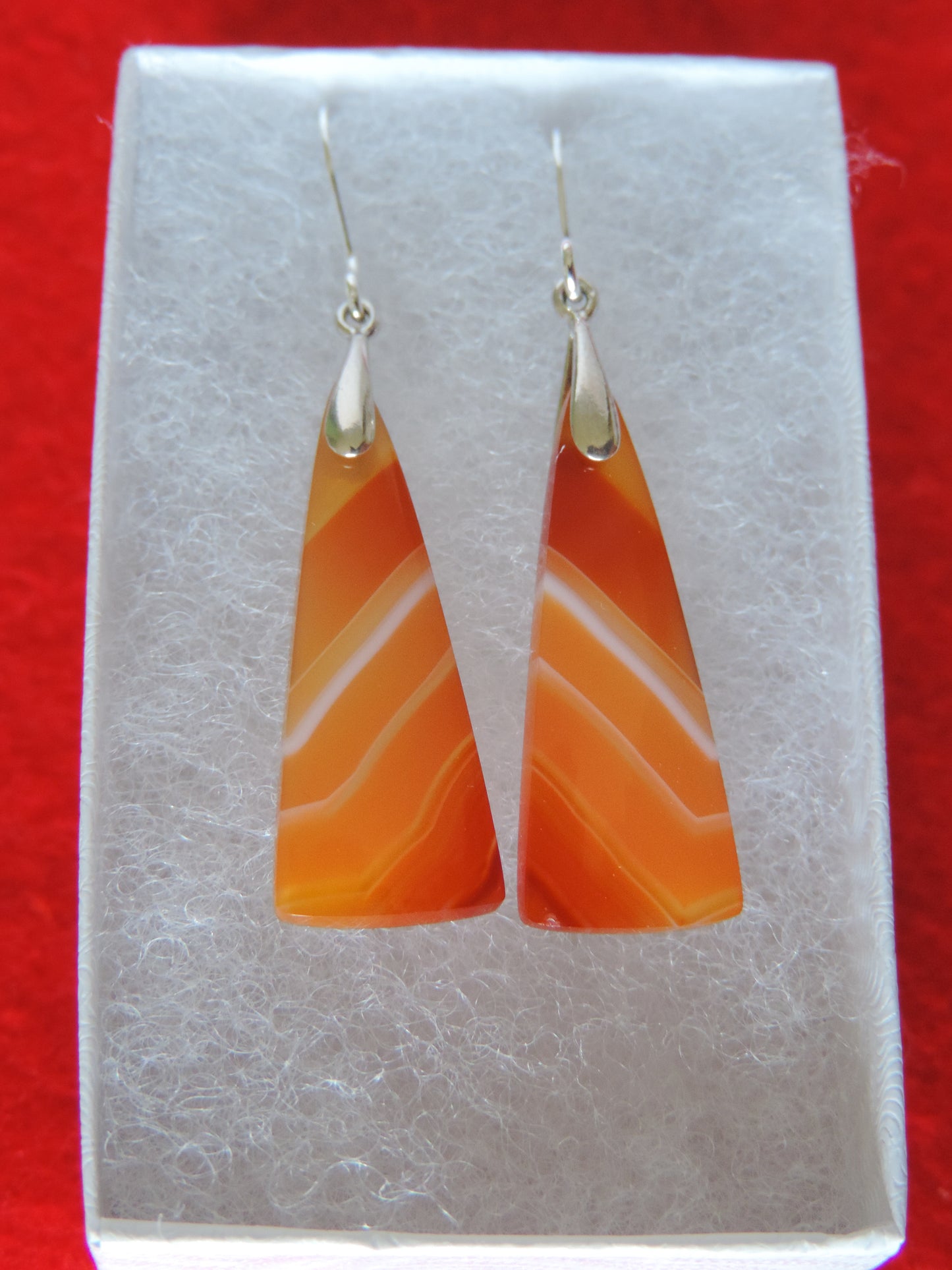 Find your perfect Indonesian Agate Earrings on our store!  The bail and earring wire are authentic 925 sterling silver.