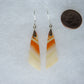 Carnelian Agate & Sterling Silver Earrings
