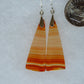 Find your perfect Indonesian Carnelian Agate Earrings on our store!  The bail and earring wire are authentic 925 sterling silver 