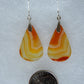 Find your perfect Indonesian Carnelian Agate Earrings on our store!  The bail and earring wire are authentic 925 sterling silver.